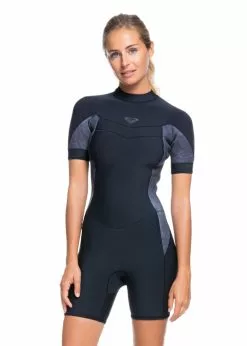 Roxy Womens 2/2mm Syncro Short Sleeve Q-Lock Back Zip Spring Suit