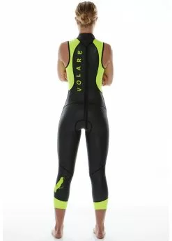 Volare V1 Sleeveless Womens Triathlon Wetsuit -Wetsuit Shop v1 sleeveless womens triathlon wetsuit Back with model
