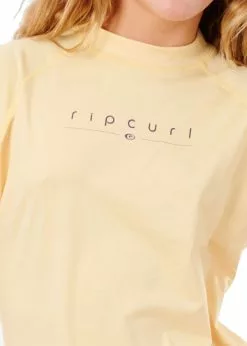 Rip Curl Girls Golden Rays Short Sleeve Rash Guard -Wetsuit Shop wly3mj 4094 5