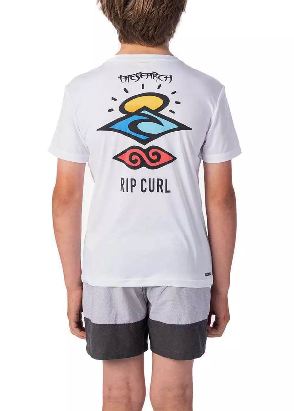 Rip Curl Boys Search Logo Short Sleeve Rash Guard 4 Rip Curl Boys Search Logo Short Sleeve Rash Guard - Image 2