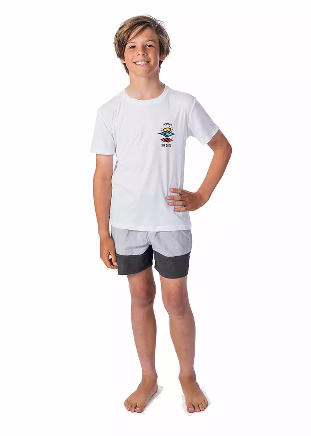 Rip Curl Boys Search Logo Short Sleeve Rash Guard 5 Rip Curl Boys Search Logo Short Sleeve Rash Guard - Image 3
