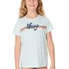 Rip Curl Girls Retro Surflite Short Sleeve Rash Guard 1 Rip Curl Girls Retro Surflite Short Sleeve Rash Guard -Wetsuit Shop wlyymj 0070 1