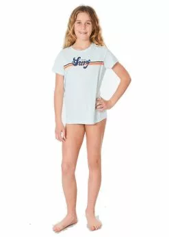 Rip Curl Girls Retro Surflite Short Sleeve Rash Guard -Wetsuit Shop wlyymj 0070 4