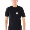 Rip Curl Mens Wettie Logo Short Sleeve Rash Guard